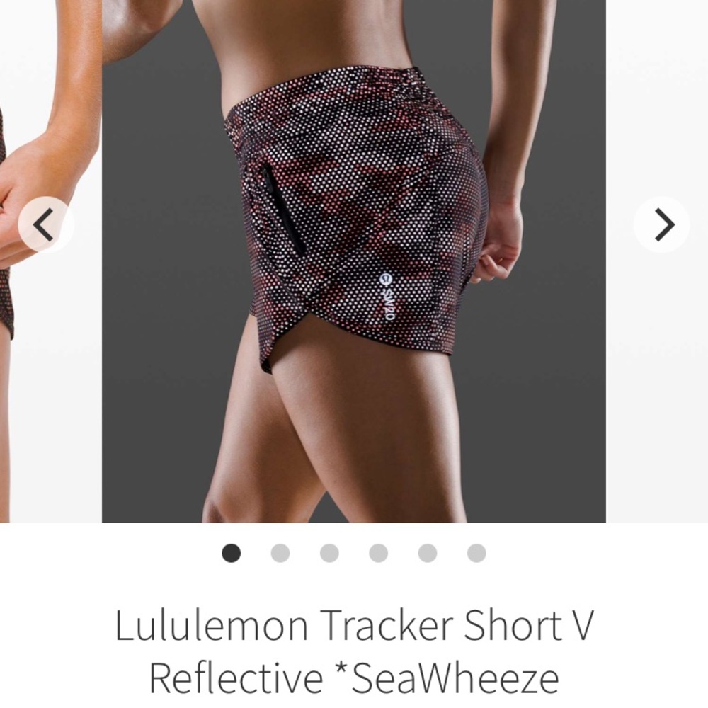 Lululemon SeaWheeze Reflective Tracker Shorts